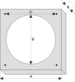 жалюзі Deltafan 200-500 (розміри)